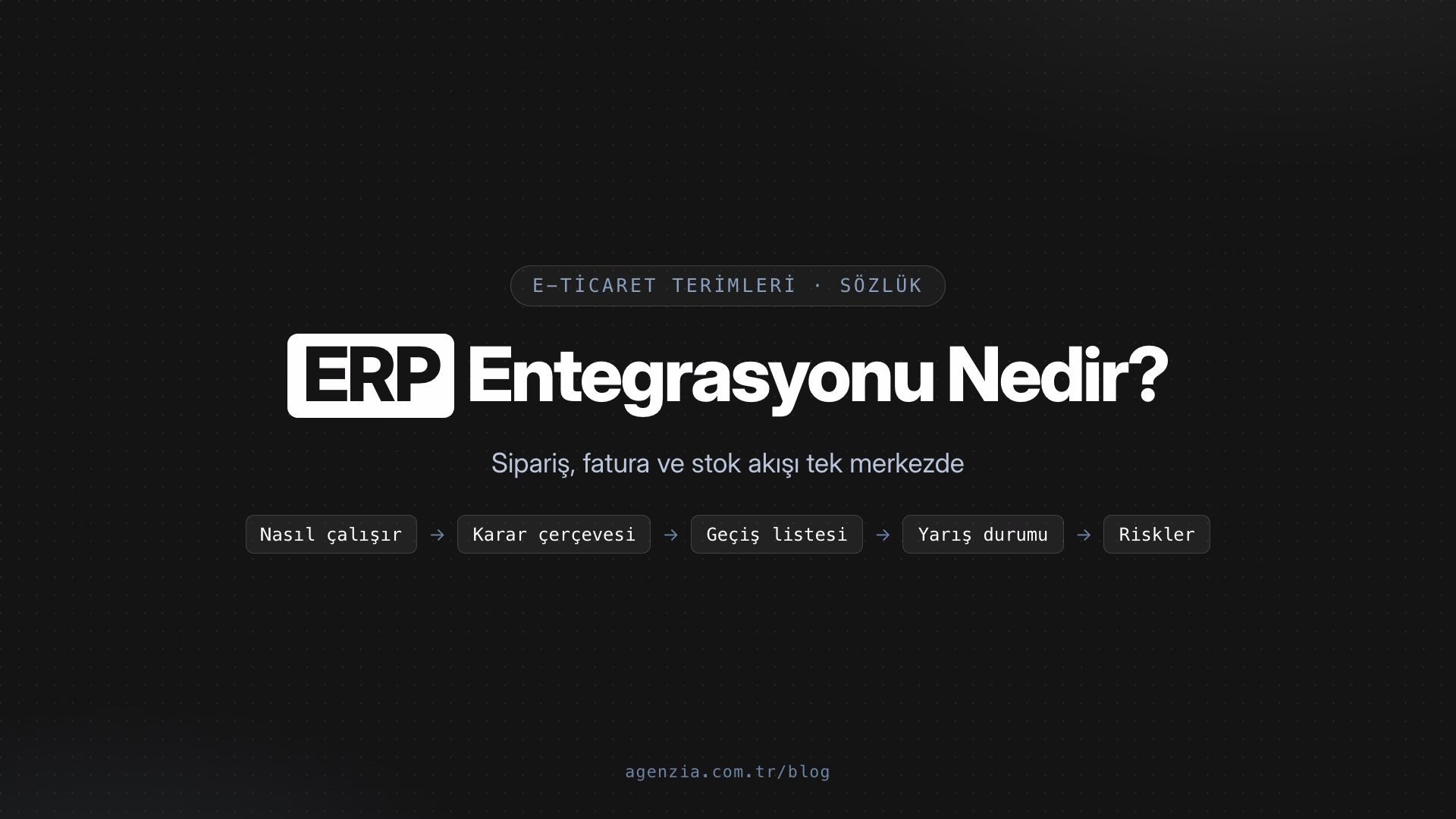 E-Ticarette ERP Entegrasyonu: Nedir ve Nasıl Yönetilir?