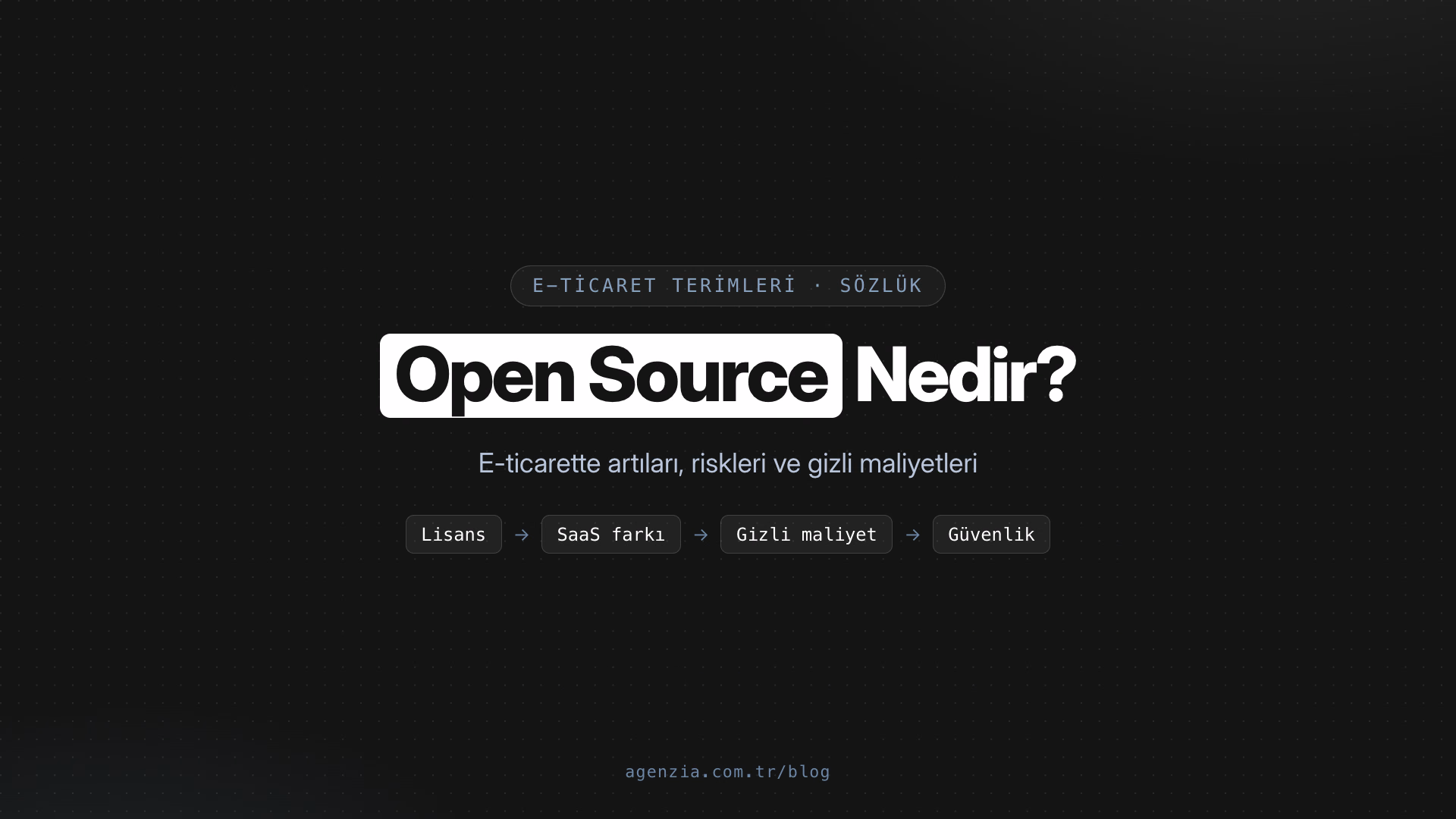 Open Source (Açık Kaynak) Nedir? E-Ticarette Artı ve Eksiler