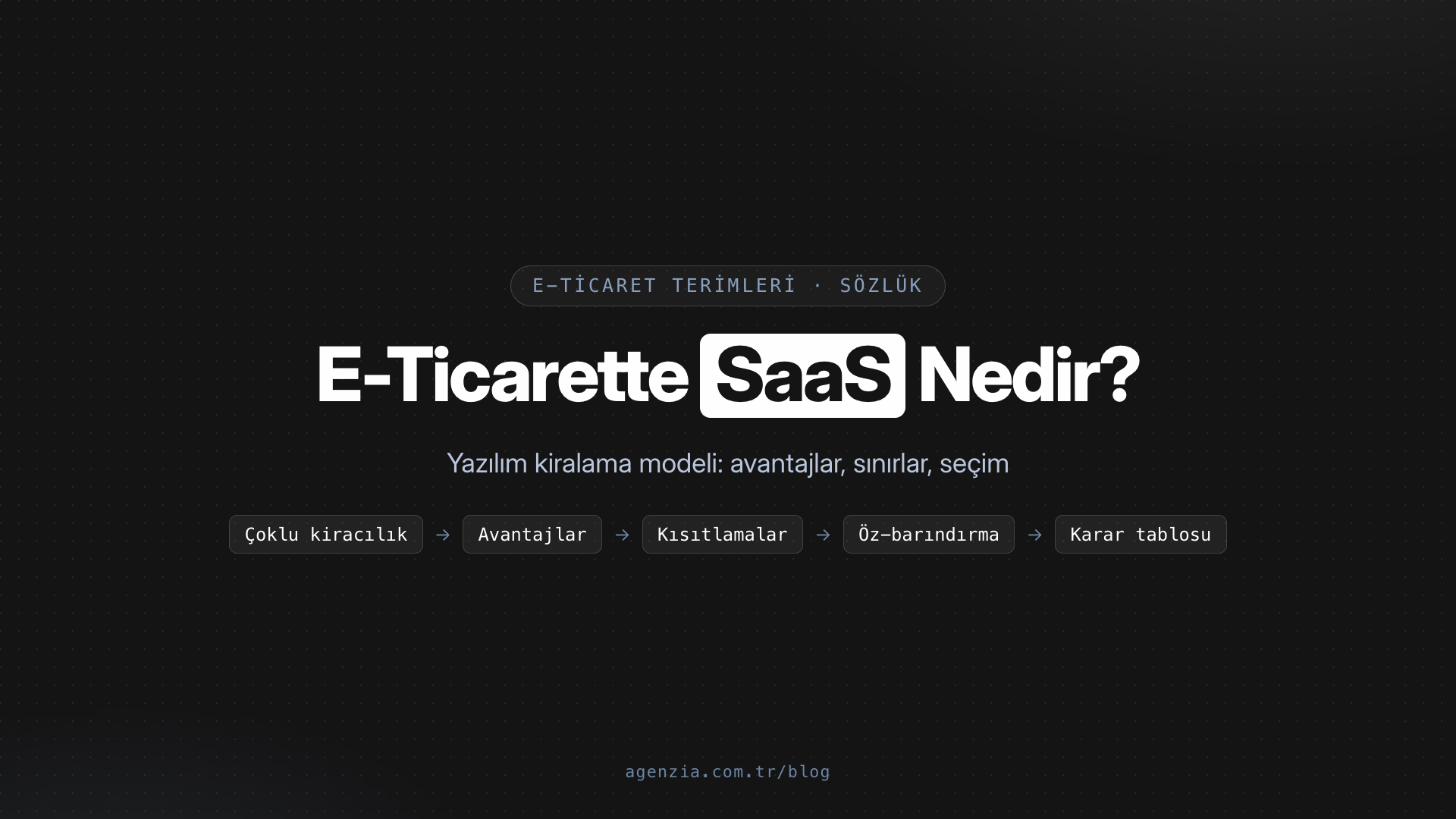 E-Ticarette SaaS Nedir? Avantajları ve Seçim Rehberi